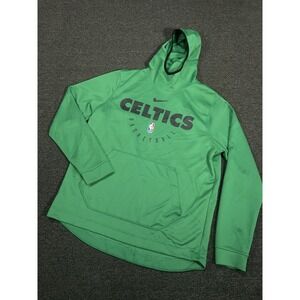 Nike Boston Celtics Team Issue On Court Warm Up Hoodie NBA Green Men's Large